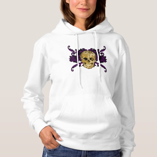 Golden skull hoodie (Front)