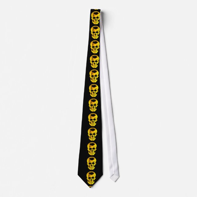 Golden Skull Tie (Front)