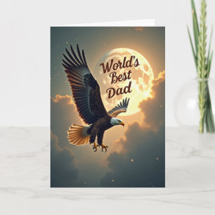 Golden Sky Best Dad Card