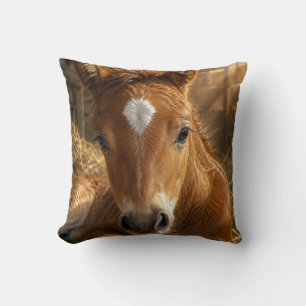 Golden Slumber gentle Foal Cushion