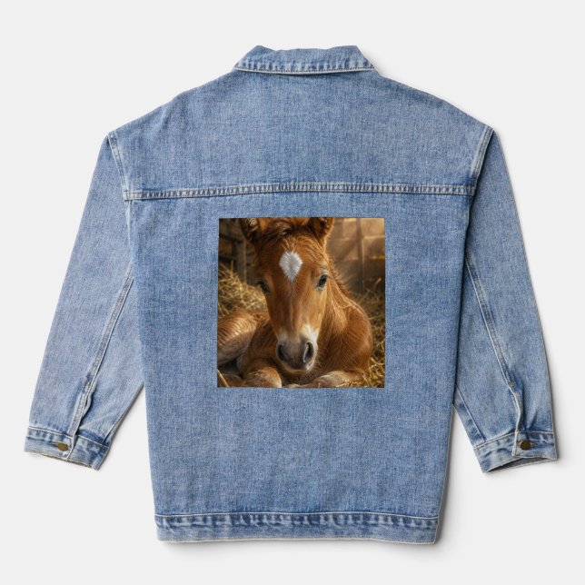Golden Slumber gentle Foal Denim Jacket (Back)