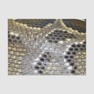 Golden snake skin pattern tissue paper
