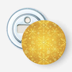 Golden Snow Bottle Opener
