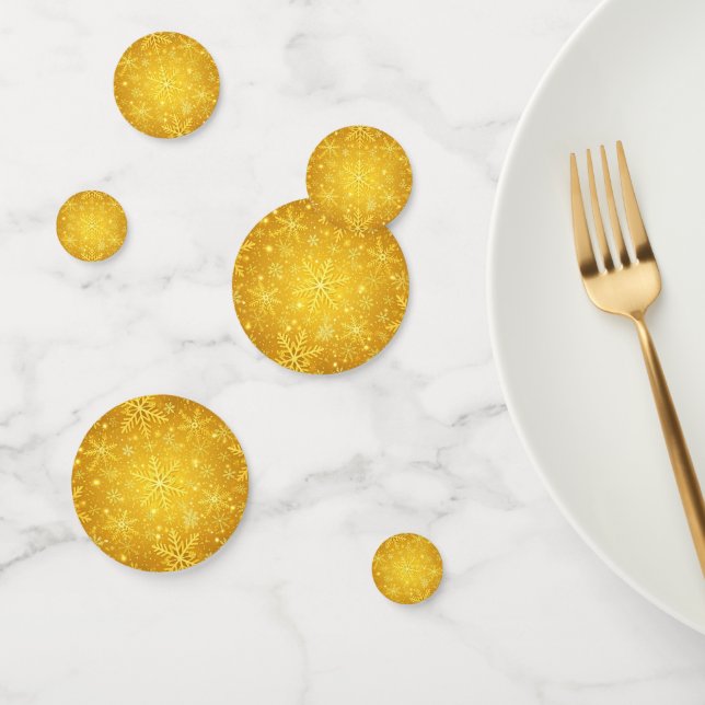 Golden Snow Confetti (Group)