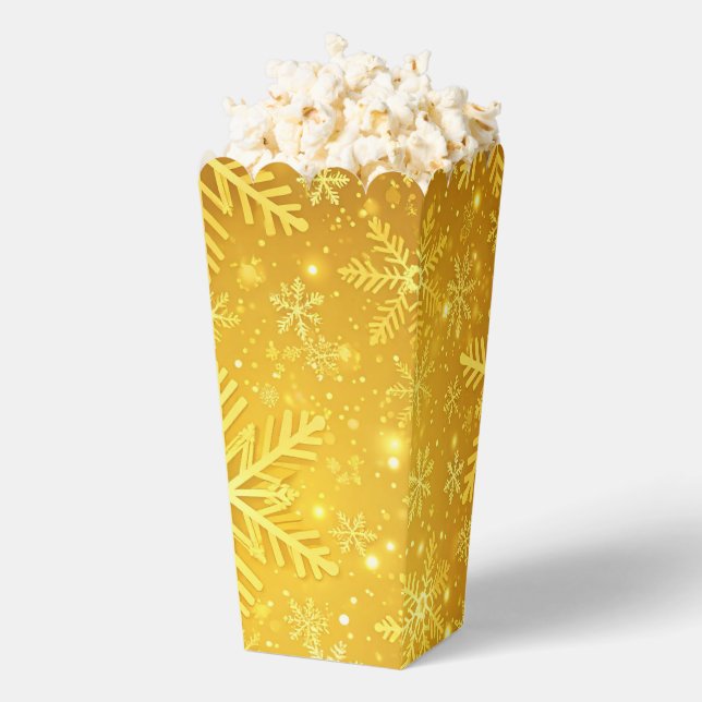 Golden Snow Favour Box (Popped)