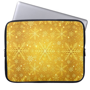 Golden Snow Laptop Sleeve