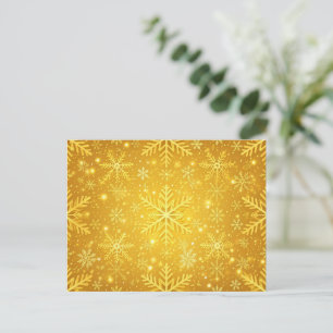 Golden Snow Postcard