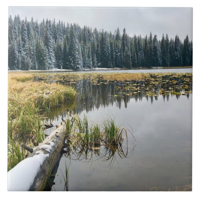 Golden Snow Tile (Front)