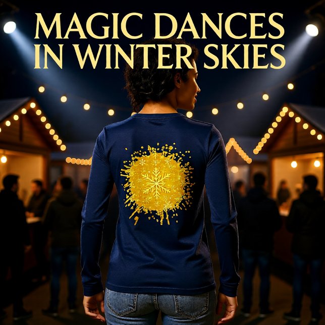Golden Snow Tri-Blend Shirt (Creator Uploaded)