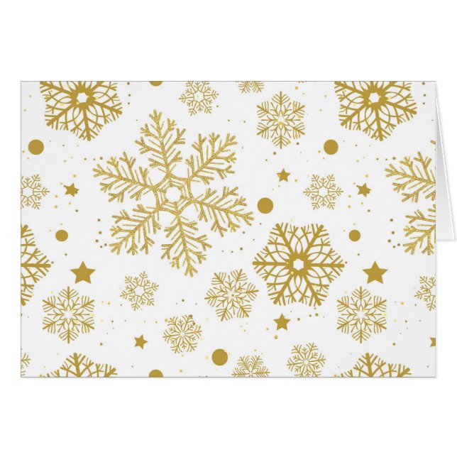 Golden snowflakes (Front Horizontal)