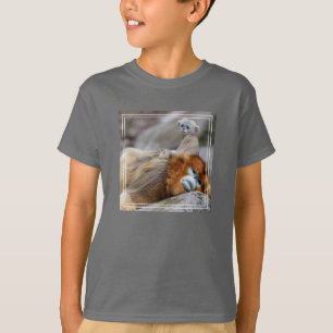 Golden Snub-nosed Monkey Dad with Baby T-Shirt