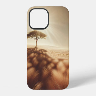 Golden Solitude Tree Phone Case - African Savannah