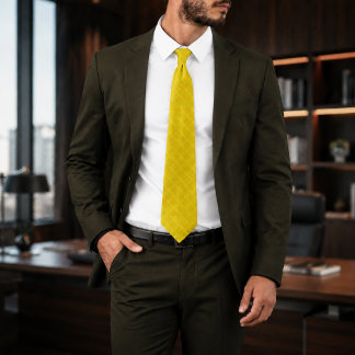 Golden Solstice | Luxury Golden Yellow Floral Tie
