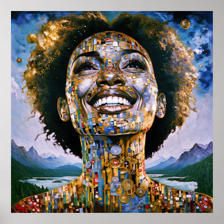"Golden Soul, Infinite Skies" Poster