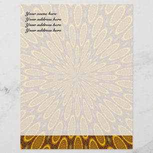 Golden Space Personalised Letterhead