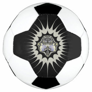 Golden Space Soccer Ball
