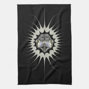Golden Space Tea Towel