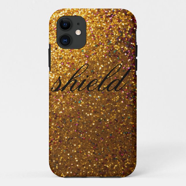 "Golden Sparkle Case" Case-Mate iPhone Case (Back)