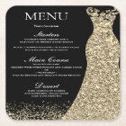 Golden Sparkle Dress Black Birthday Party Bridal