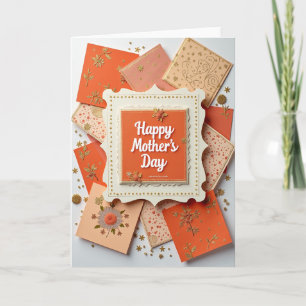 Golden Sparkle Mothers Day Card