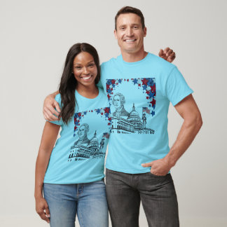 Golden sparks of july light blue T-Shirt