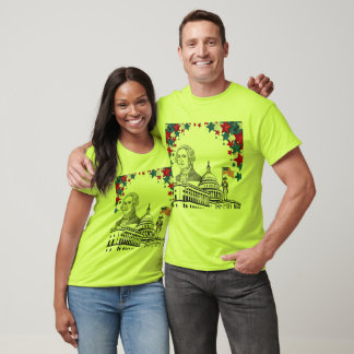 Golden sparks of july safety green T-Shirt