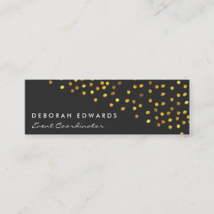 Golden Specks Mini Business Card