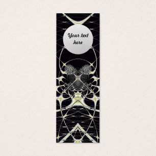 Golden Spiderweb Custom Bookmark