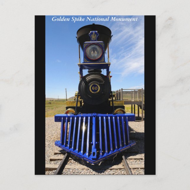Golden Spike National Historical Monument Postcard (Front)