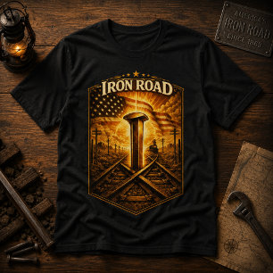 Golden Spike Railroad First Transcontinental T-Shirt