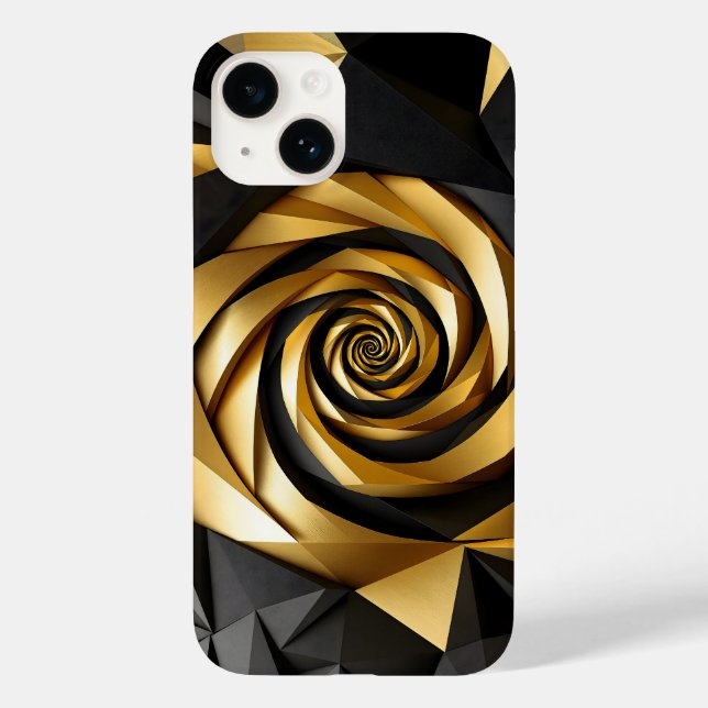 Golden Spiral Geometry Case-Mate iPhone Case (Back)