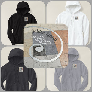 Golden Spiral I am Aesthetically Pleasing Hoodie