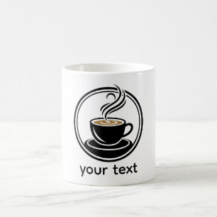 Golden Spiral in Darkness – Minimalist Design Coffee Mug