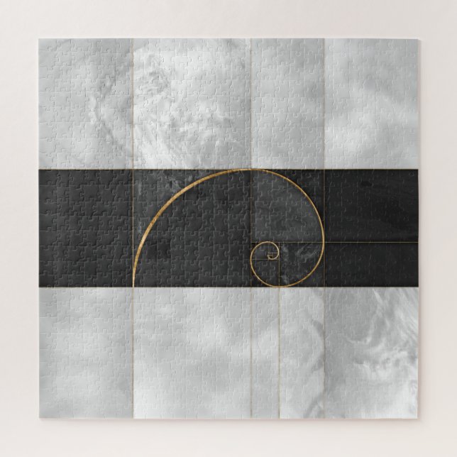Golden Spiral - Sacred Geometry Jigsaw Puzzle (Vertical)