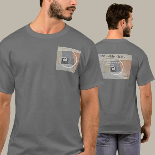 Golden Spiral T-Shirt (Creator Uploaded)