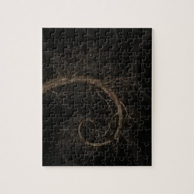 Golden Spiral Tree #1 Jigsaw Puzzle (Vertical)