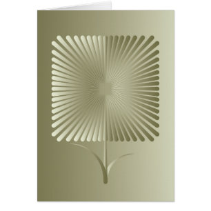 Golden square flower