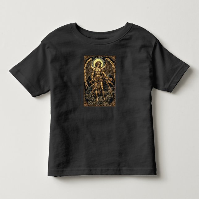 Golden St. Michael Toddler's Tee shirt (Front)
