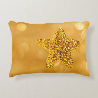 Golden Star Decorative Cushion