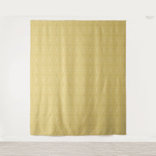 Golden star geometric design bright beautiful tapestry