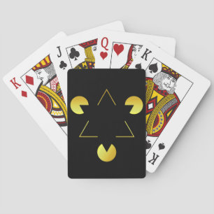 Golden Star illusion  Playing Cards