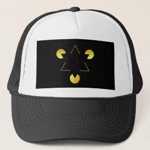 Golden Star illusion Trucker Hat