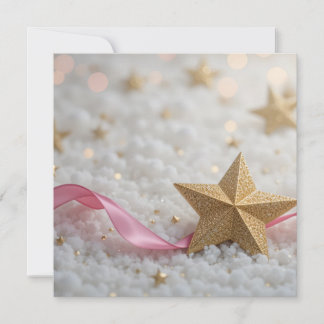 golden star invitation
