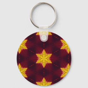 Golden Star Key Ring