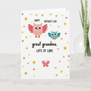 Golden Star Lovebird Scene Card