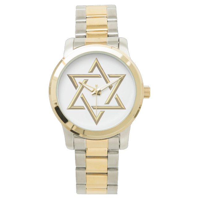 Golden Star of David Watch (Front)