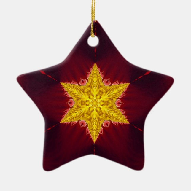 Golden Star Ornament (Front)
