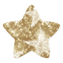 Golden Star Sparkles Christmas Holydays