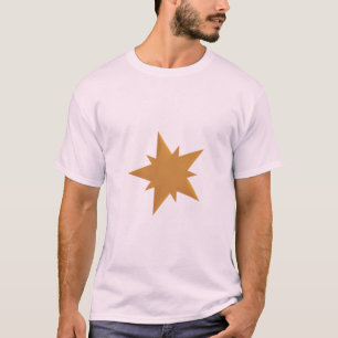 Golden Starburst Minimalist Shine Bright T-Shirt