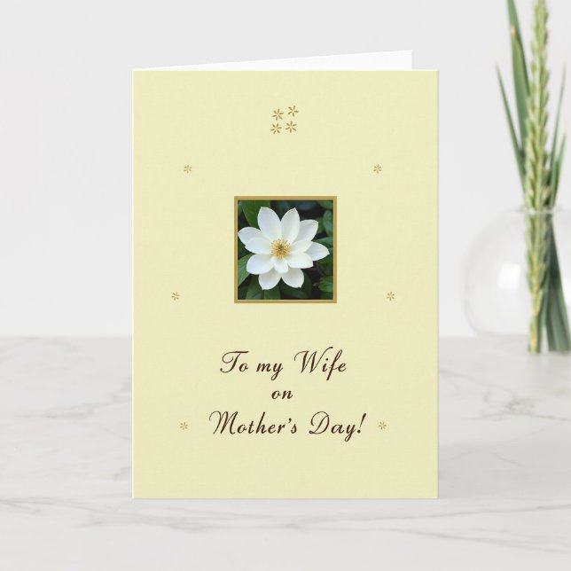 Golden Starburst Mothers Card (Front)